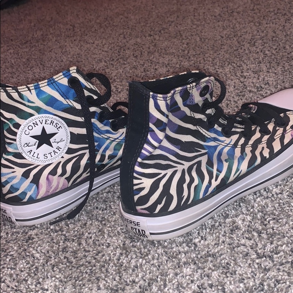 high top striped converse